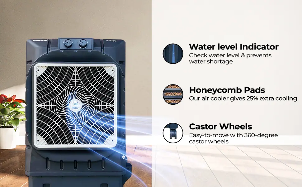 Feltron 75 Ltr Commercial Air Cooler (Windy) — details 2