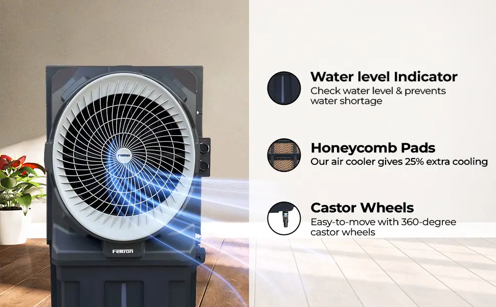 Feltron 125 Ltr Commercial Air Cooler (Turbo Cool Plus) — details 2