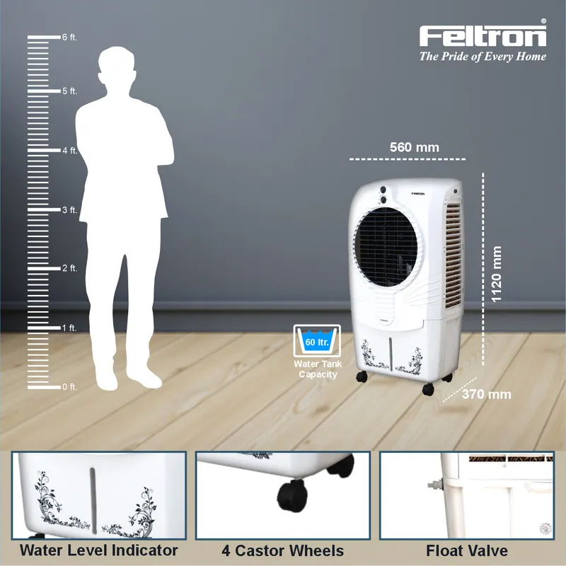 Feltron 60 Ltr Desert Air Cooler (Thunder) — image 4