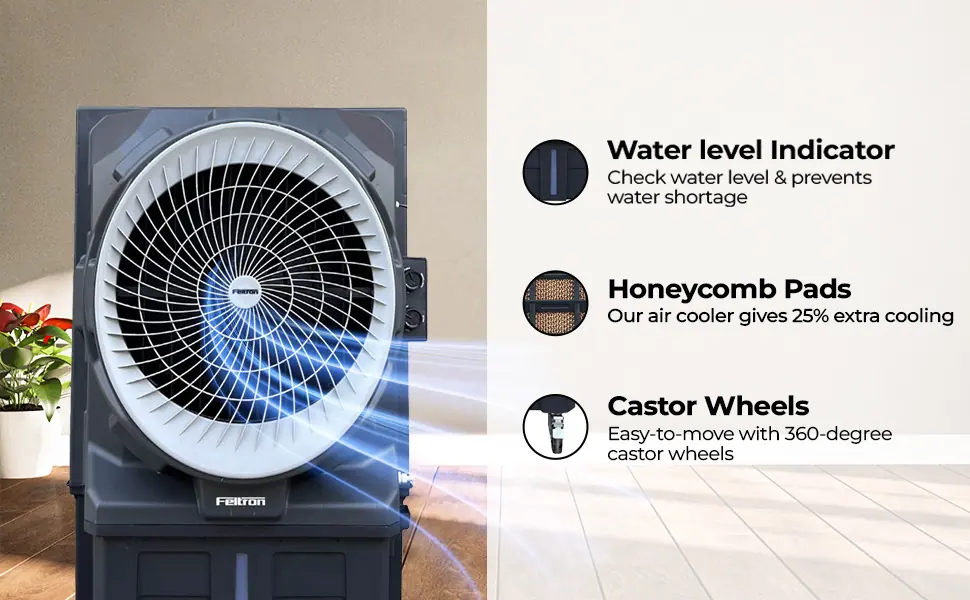 Feltron 150 Ltr Commercial Air Cooler (Turbo Cool Plus) — details 2