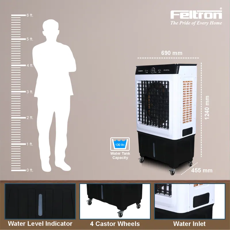 Feltron 130 Ltr Desert Air Cooler (Atlantis Plus) — image 3