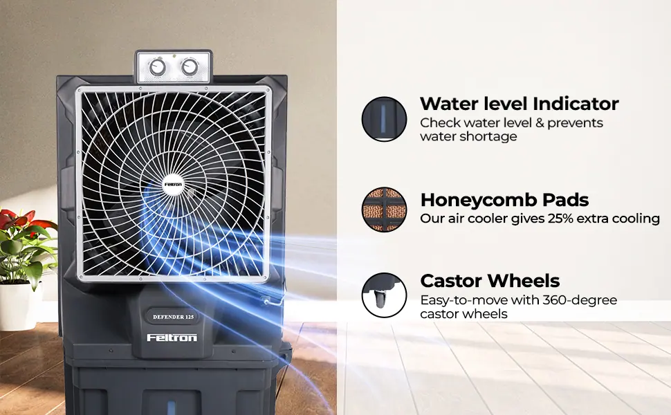 Feltron 125 Ltr Commercial Air Cooler (Defender) — details 2