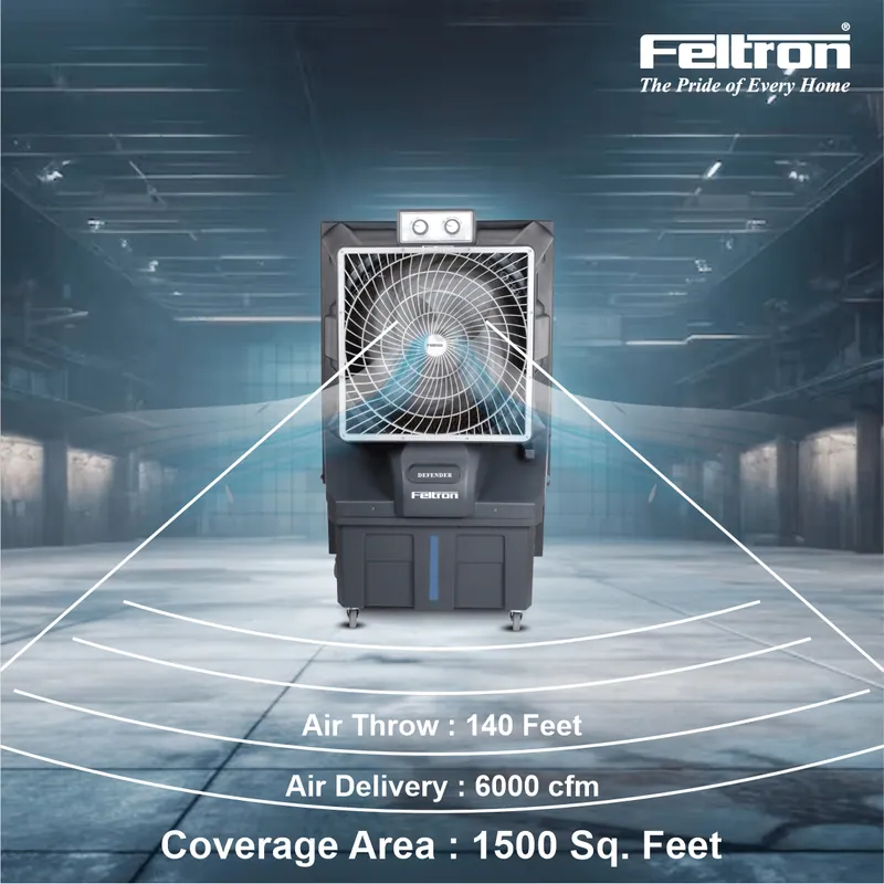 Feltron 100 Ltr Commercial Air Cooler (Defender) — image 2
