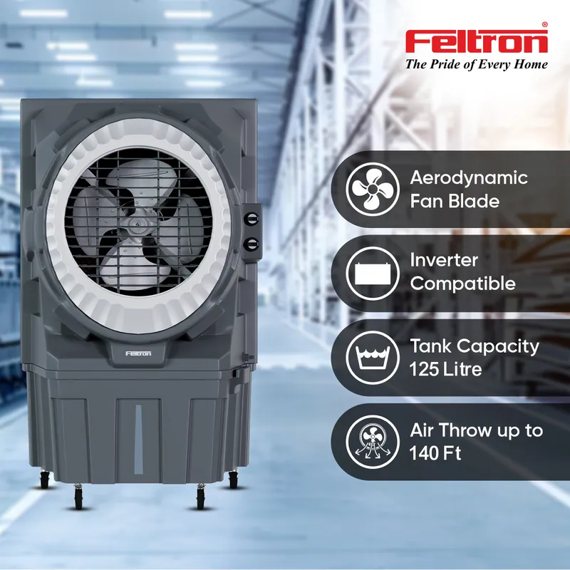 Feltron 125 Ltr Commercial Air Cooler (Turbo Cool Plus) — image 1
