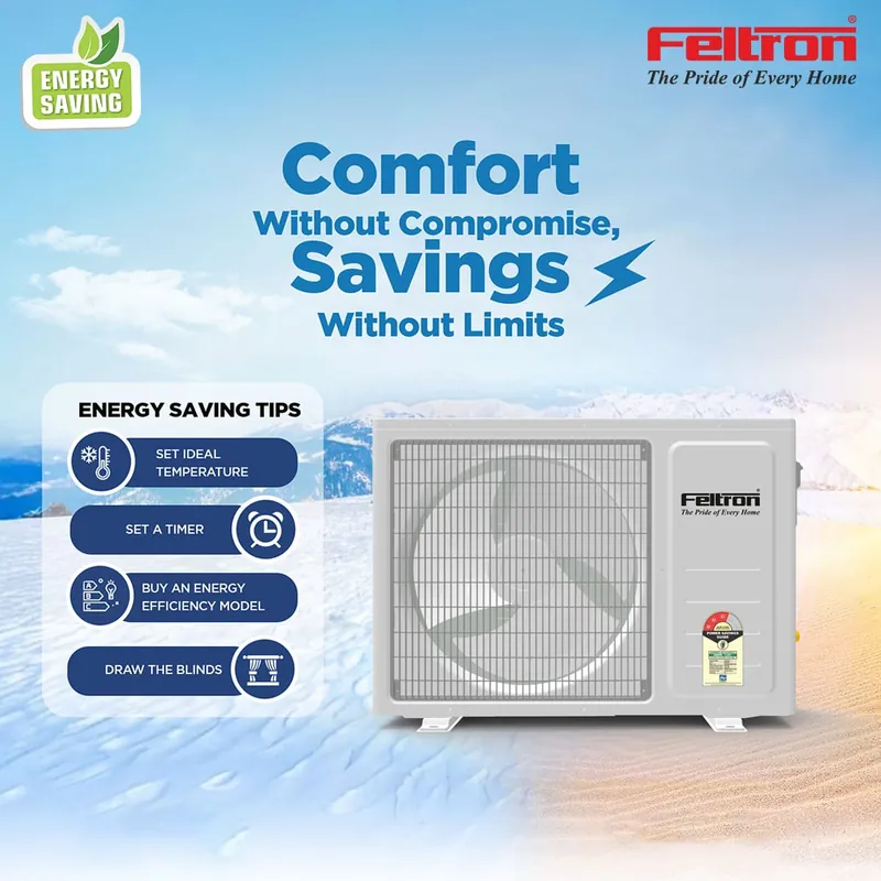 Feltron 1.5 Ton (18k) 3 Star Fixed Speed Split Air Conditioner — image 4