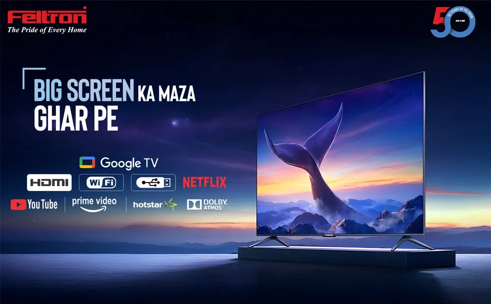 Feltron 140 cm (55 inch) Ultra HD LED Smart Google TV Bezel-less design (FT55094KSGFL) — details 1