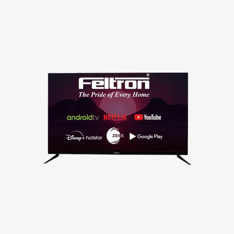 Feltron 80 cm (32 inches) Frameless HD Ready Android Smart LED TV FT3218SFL (Black) — image 1