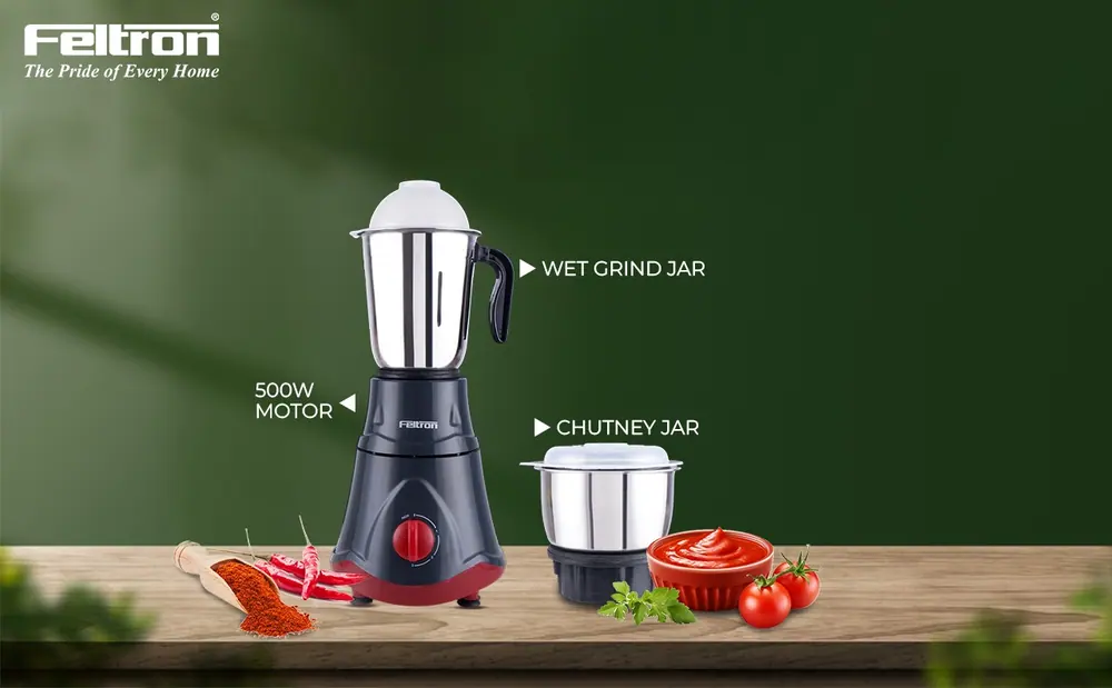 Feltron Little Mixer Grinder 500W (2 Jar) — details 2