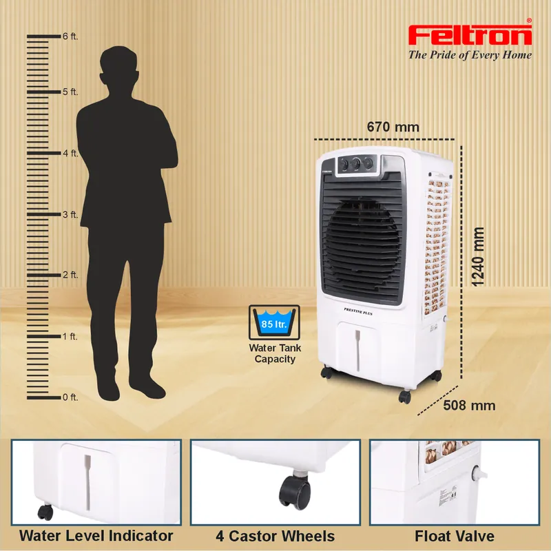 Feltron 85 Ltr Desert Air Cooler (Prestine Plus) — image 5