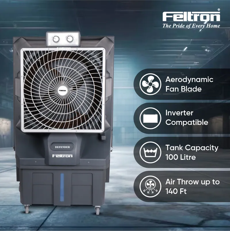 Feltron 100 Ltr Commercial Air Cooler (Defender) — image 1