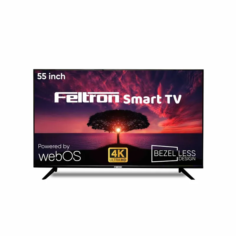 Feltron 140 cm (55 inch) Ultra HD LED Smart Web OS TV Bezel-less design (FT55094KSWFL) — image 1
