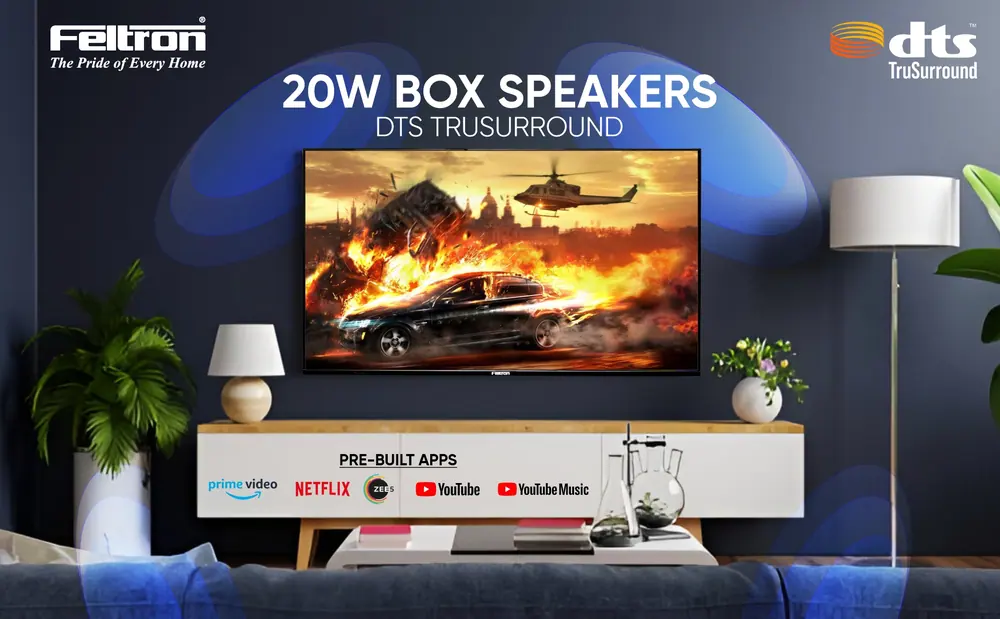 Feltron 109 cm (43 inch) Ultra HD LED Smart Web OS TV Bezel-less design (FT43094KSWFL) — details 2