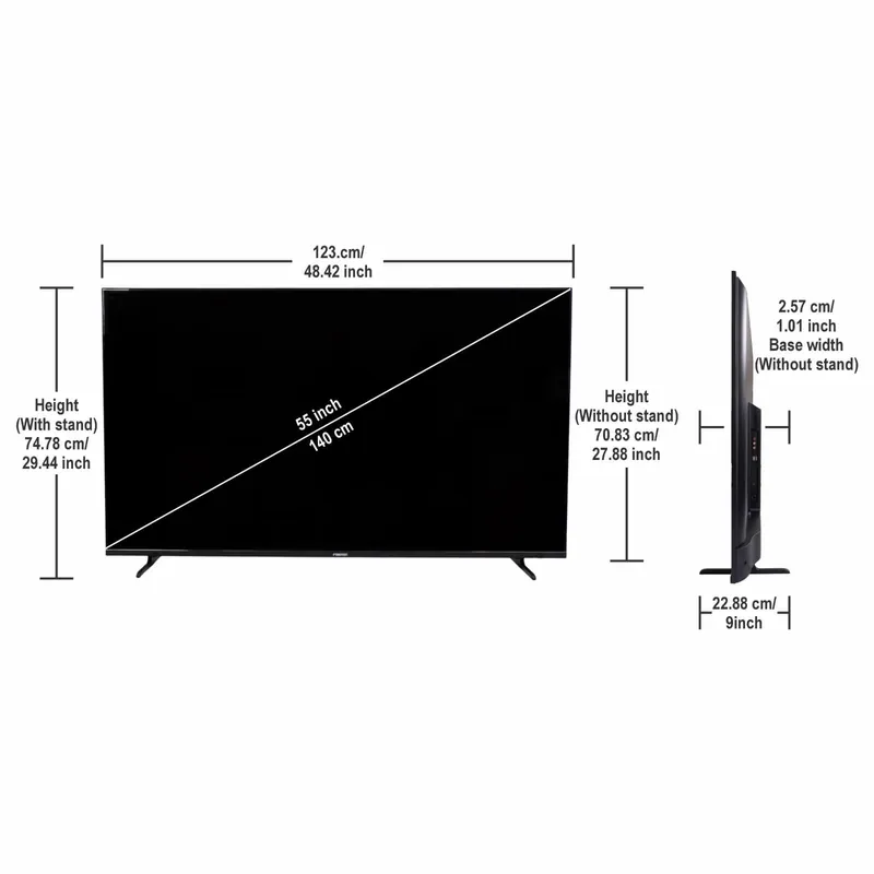 Feltron 140 cm (55 inch) Ultra HD LED Smart Google TV Bezel-less design (FT55094KSGFL) — image 9