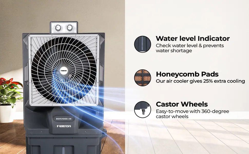 Feltron 150 Ltr Commercial Air Cooler (Defender) — details 2