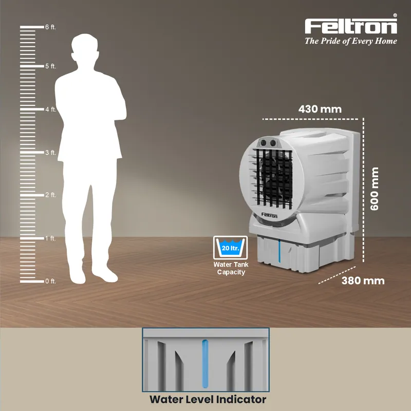 Feltron 20 Ltr Commercial Air Cooler (Lovely) — image 4