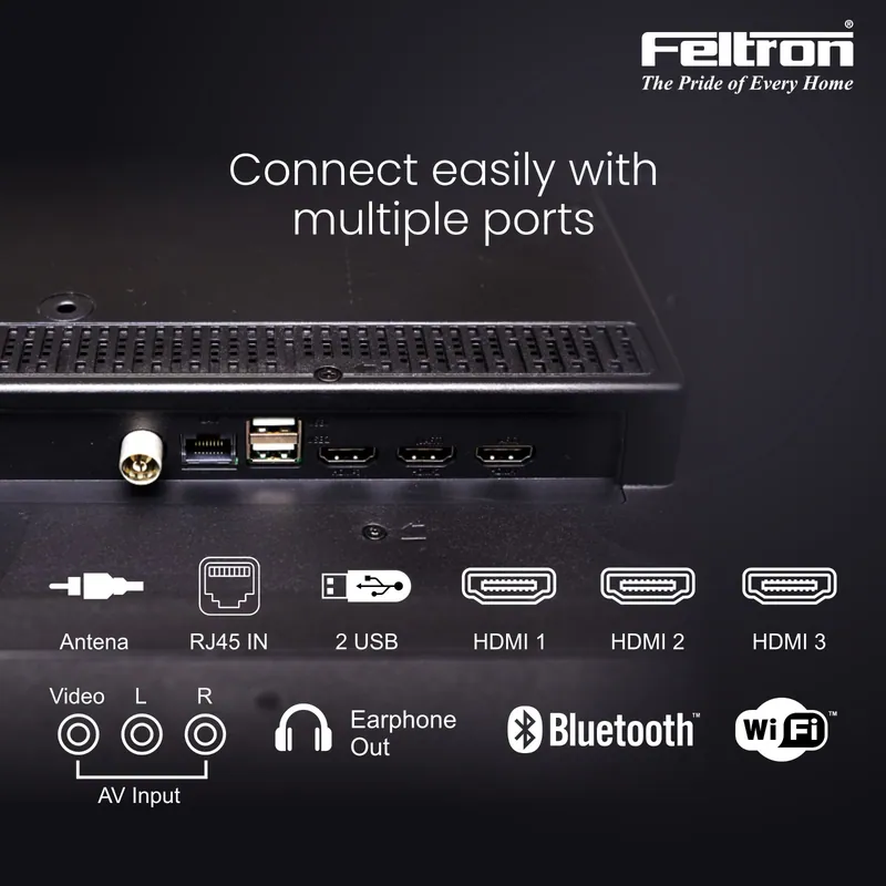Feltron 109 cm (43 inch) Ultra HD LED Smart Web OS TV Bezel-less design (FT43094KSWFL) — image 9