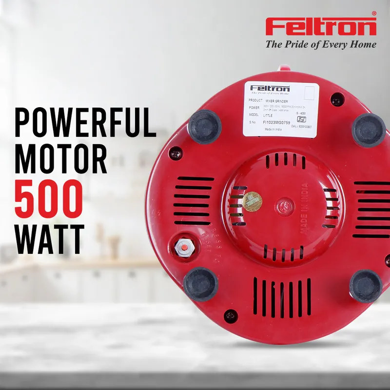 Feltron Little Mixer Grinder 500W (2 Jar) — image 4