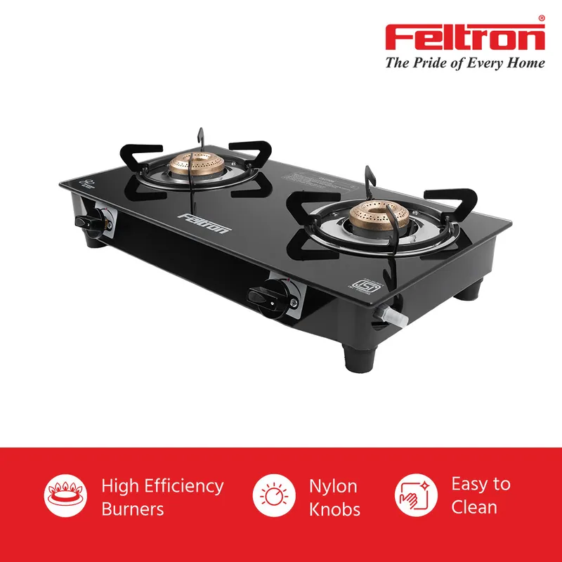 Feltron Nano Gas Stoves Cooktop (2 Burner) — image 3