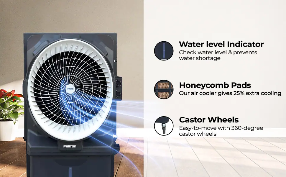 Feltron 110 Ltr Commercial Air Cooler (Turbo Cool Plus) — details 2