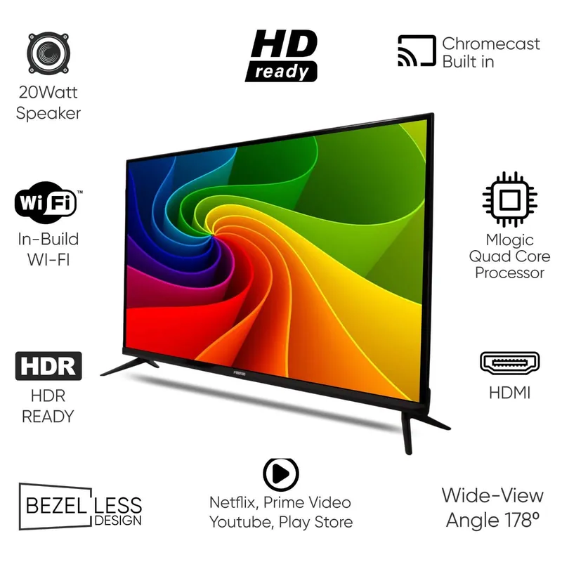 Feltron 109 cm (43 inch) Full HD LED Smart Android TV with Elegant frame with a bezel-less design. (FT4309SFL) — image 2