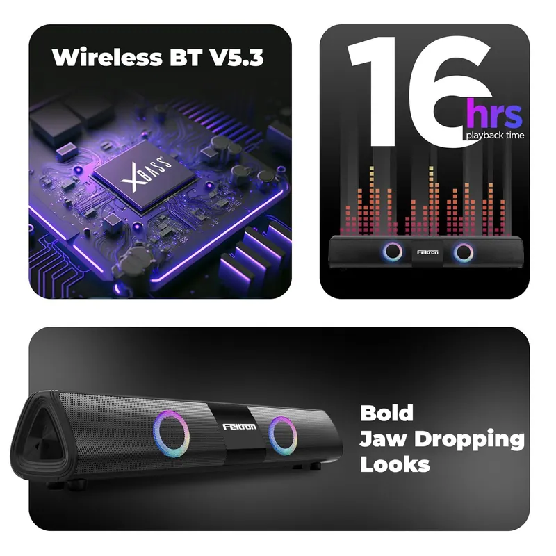Feltron Wireless Speaker Sound Bar Flute Series (FT-SB02) — image 1