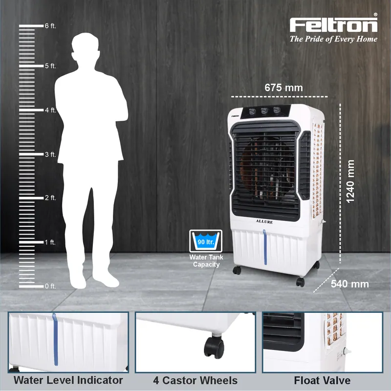 Feltron 90 Ltr Desert Air Cooler (Allure) — image 5
