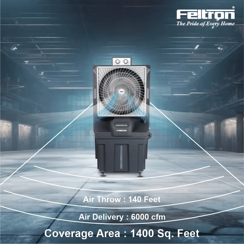 Feltron 150 Ltr Commercial Air Cooler (Defender) — image 2