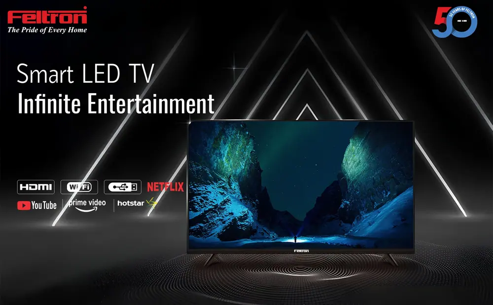 Feltron 80 cm (32 inches) Frameless HD Ready Android Smart LED TV FT3218SFL (Black) — details 2