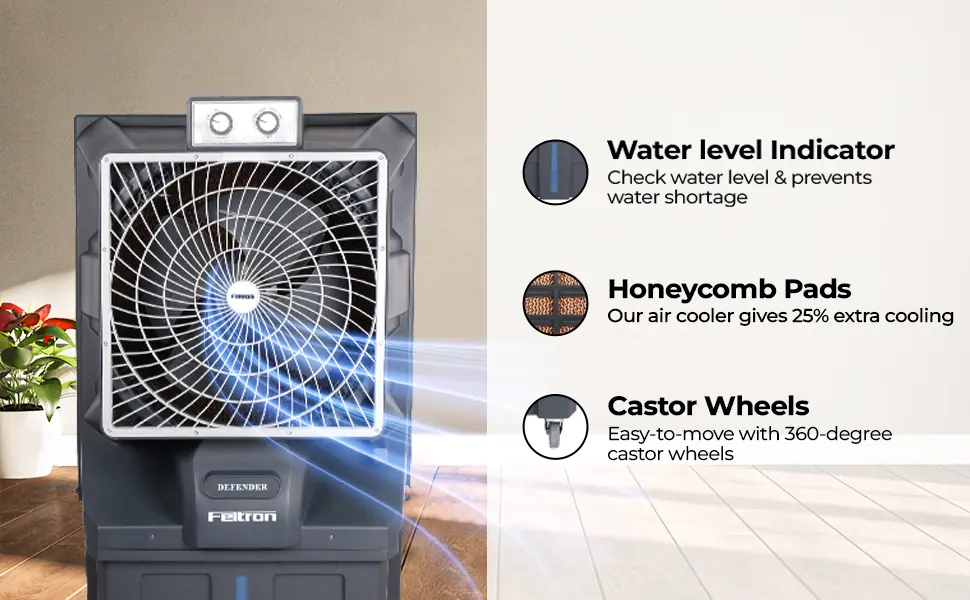 Feltron 100 Ltr Commercial Air Cooler (Defender) — details 2