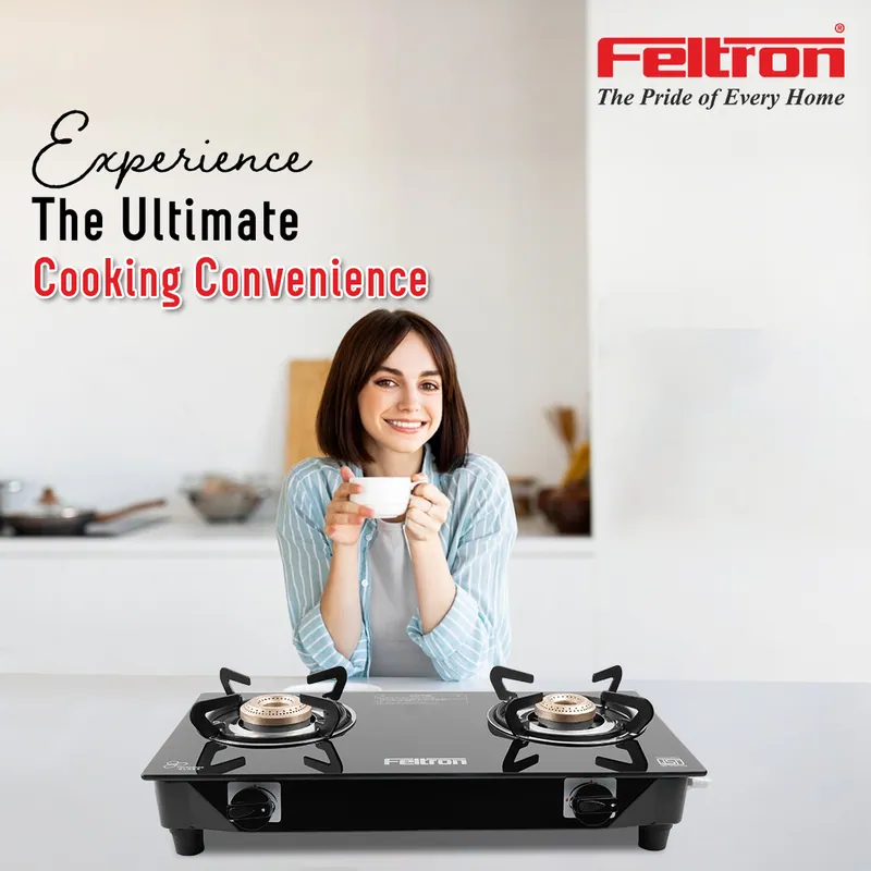 Feltron Nano Gas Stoves Cooktop (2 Burner) — image 2