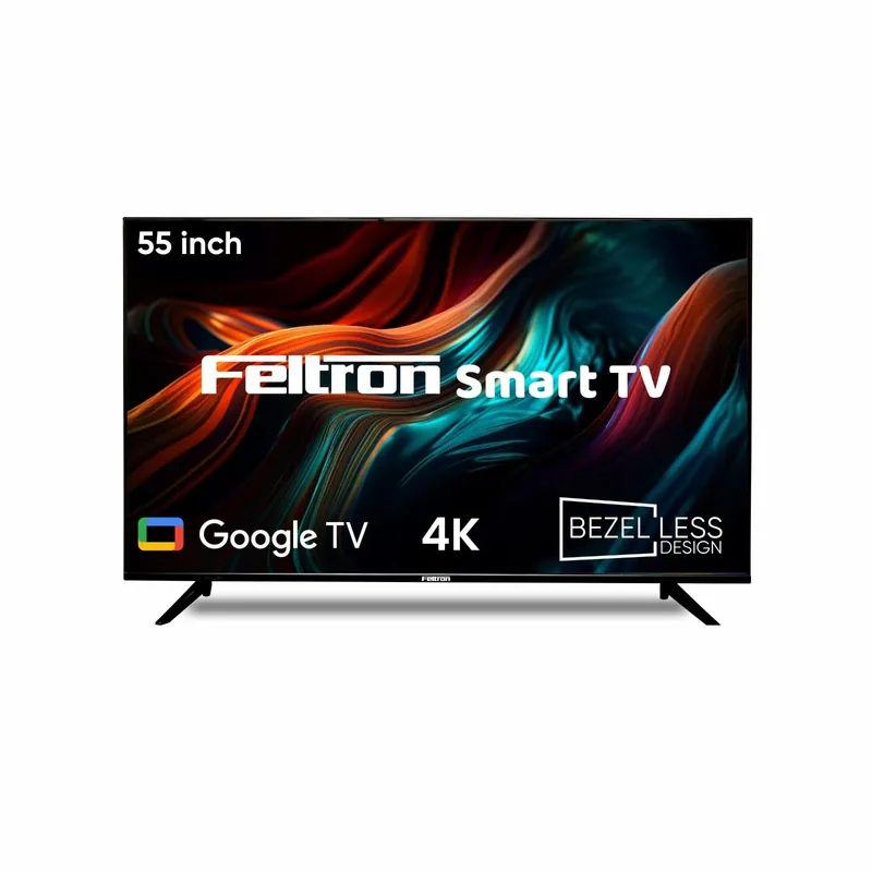 Feltron 140 cm (55 inch) Ultra HD LED Smart Google TV Bezel-less design (FT55094KSGFL) — image 1